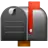 Closed Mailbox With Raised Flag