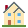 อาคารบ้าน Emoji 🏠 image - Twitter / X (Twemoji) style