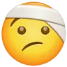 Gesicht mit Kopfbandage Emoji 🤕 image - WhatsApp style