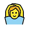 Emoji Faccia con gesto ok 🙆 image - OpenMoji style