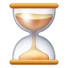 Sanduhr mit fließendem Sand Emoji ⏳ image - Samsung style