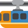 Train suspendu Emoji 🚟 image - Twitter / X (Twemoji) style
