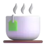 Filiżanka bez uchwytu Emoji 🍵 image - Microsoft 3D Fluent style
