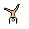 Man Cartwheeling: Medium-Light Skin Tone Emoji 🤸🏼‍♂️ image - OpenMoji style