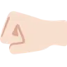 Left-Facing Fist: Light Skin Tone Emoji 🤛🏻 image - Twitter / X (Twemoji) style