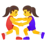 Women Wrestling Emoji 🤼‍♀️ image - Google Noto Color style