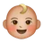 Baby: Medium-Light Skin Tone