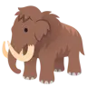 Emoji Mammut 🦣 image - Google Noto Color style