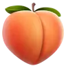 Emoji pesca 🍑 image - Apple style