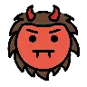 คนญี่ปุ่น Emoji 👹 image - OpenMoji style