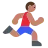 Man Running: Medium Skin Tone