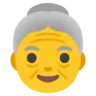 Vieille femme Emoji 👵 image - Google Noto Color style