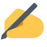 Writing Hand Emoji ✍ image - Tossface style