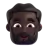 Man: Dark Skin Tone, Beard