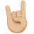 Sign Of The Horns: Medium-Light Skin Tone
