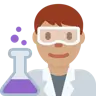 Man Scientist: Medium Skin Tone Emoji 👨🏽‍🔬 image - Twitter / X (Twemoji) style