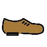 Mans Schuh Emoji 👞 image - OpenMoji style