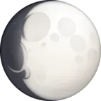 Wachsendes Gibbous-Mond-Symbol Emoji 🌔 image - Facebook Meta style