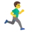 Man Running Facing Right