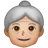 Old Woman: Medium-Light Skin Tone