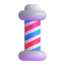 Emoji Barber Polul 💈 image - Microsoft 3D Fluent style