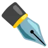 Black Nib Emoji ✒ image - Google Noto Color style