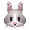 Emoji Faccia di coniglio 🐰 image - Telegram style