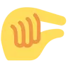 곤란한 손 Emoji 🤏 image - Twitter / X (Twemoji) style