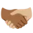 Handshake: Medium-Light Skin Tone, Medium-Dark Skin Tone