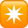 Eight-Pointed Star Emoji ✴ image - Apple style