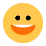 Emoji Grinning Face 😀 image - Tossface style