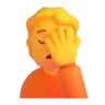 Person Facepalming Emoji 🤦 image - Microsoft 3D Fluent style