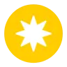 Eight-Pointed Star Emoji ✴ image - Tossface style