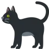 Black Cat Emoji 🐈‍⬛ image - Twitter / X (Twemoji) style