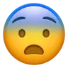 Straszna Twarz Emoji 😨 image - Apple style