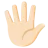 Hand With Fingers Splayed: Light Skin Tone