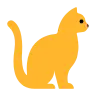 Emoji Gatto 🐈 image - Tossface style