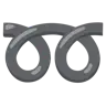 ดับเบิลลอนลูป Emoji ➿ image - Google Noto Color style