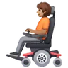 Person In Motorized Wheelchair: Medium Skin Tone Emoji 🧑🏽‍🦼 image - Samsung style