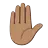 Raised Hand: Medium Skin Tone