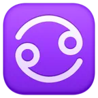 Cancer Emoji ♋ image - Facebook Meta style