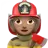 Woman Firefighter: Medium Skin Tone