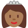 Princess: Medium-Dark Skin Tone Emoji 👸🏾 image - Twitter / X (Twemoji) style