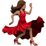 Woman Dancing: Medium Skin Tone Emoji 💃🏽 image - Apple style