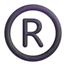 Registered Emoji ® image - Microsoft 3D Fluent style