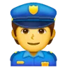Эмодзи Офицер полиции 👮 image - Samsung style