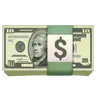 Emoji Banconota con il simbolo del dollaro 💵 image - WhatsApp style
