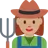 Woman Farmer: Medium Skin Tone