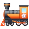 Locomotiva a vapor Emoji 🚂 image - Samsung style