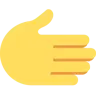 Rightwards Hand Emoji 🫱 image - Twitter / X (Twemoji) style